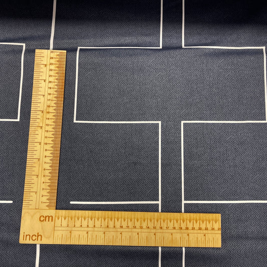 100% Cotton sateen - geometric pattern 220 cm 125 g/m²