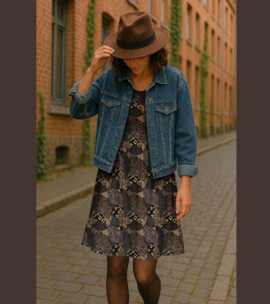 alt
Image with 100% viscose fabric - brown mottled pattern 120 g/m² – available at Šarlotes audumi