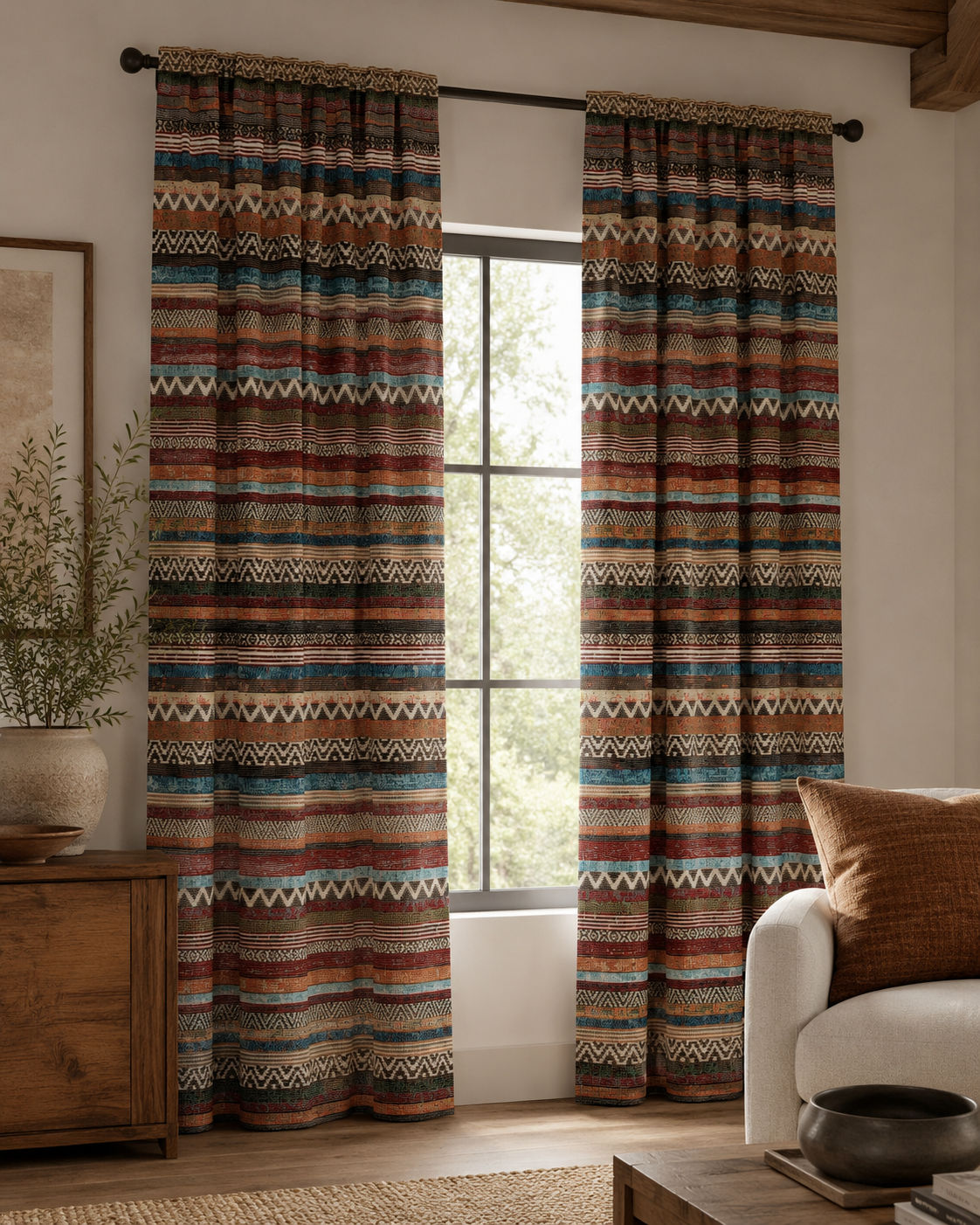Gobeliini-boho-kuvio