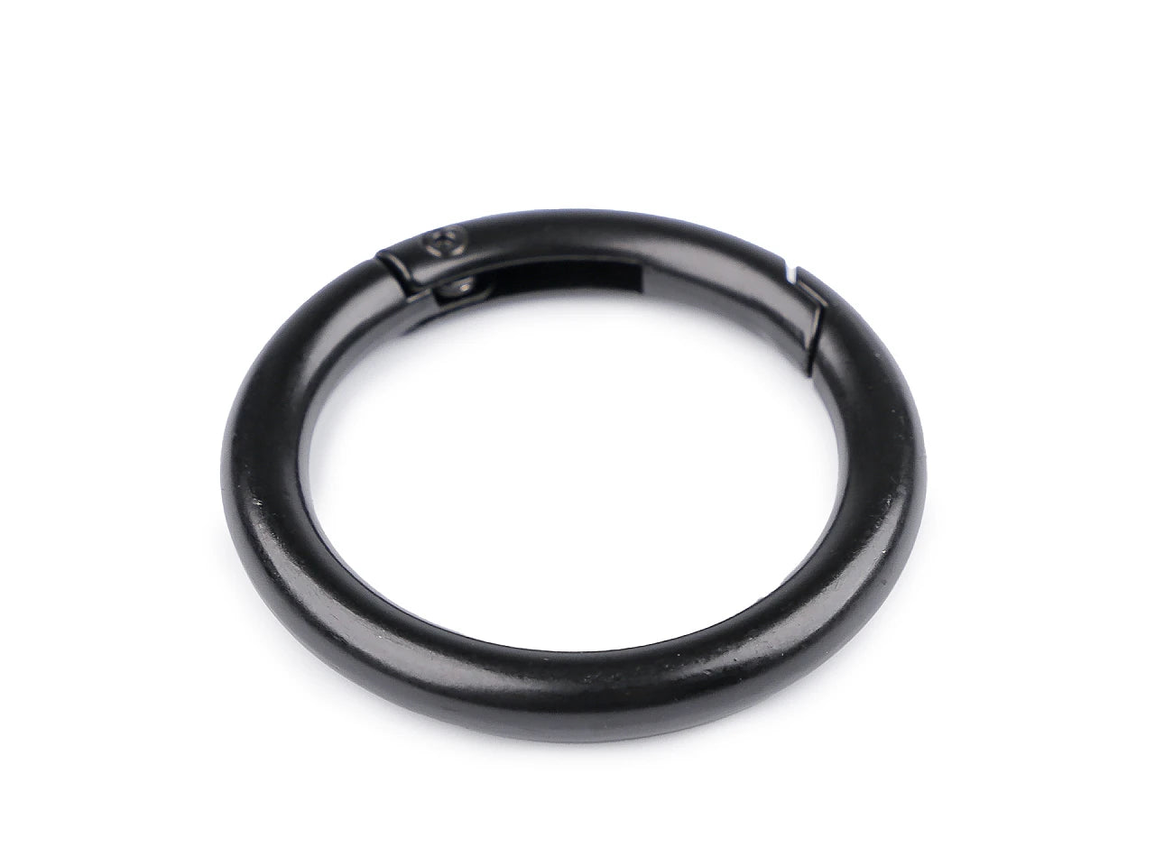 Mousqueton en métal, anneau porte-clés | Ø34 mm | couleurs assorties