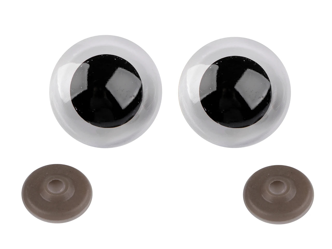 Spielzeugaugen Ø40 mm-transparent (1 Paar pro Packung)
