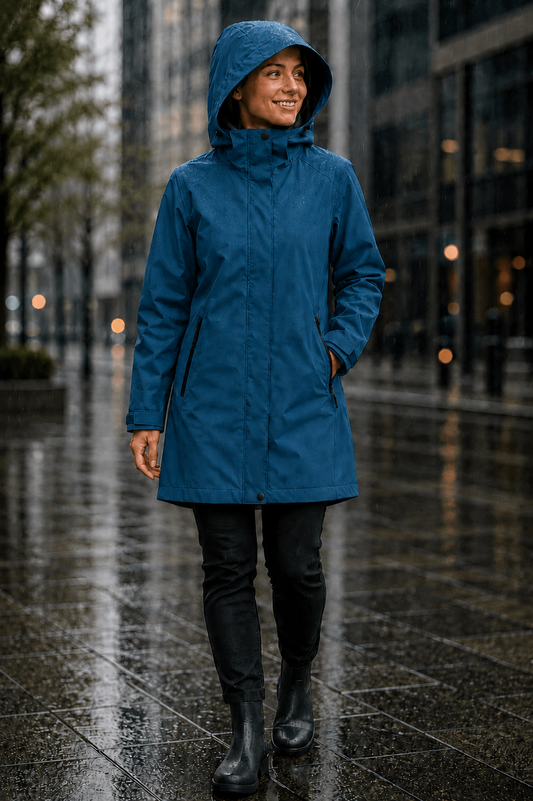 Vedenpitävä softshell-kangas, mintun sävy