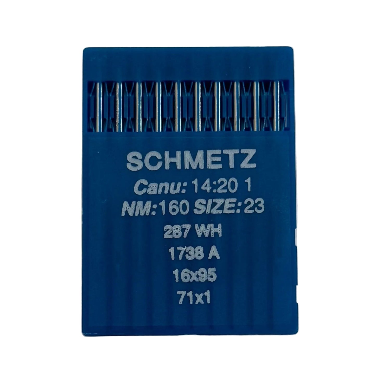 Image des aiguilles pour machines à coudre industrielles SCHMETZ DBx1 - universelles (10 pcs) – disponible chez Šarlotes audumi
