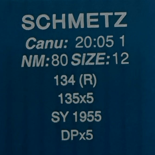 Image with SCHMETZ DPx5 industrial sewing machine needles - universal (10 pcs) – available at Šarlotes audumi