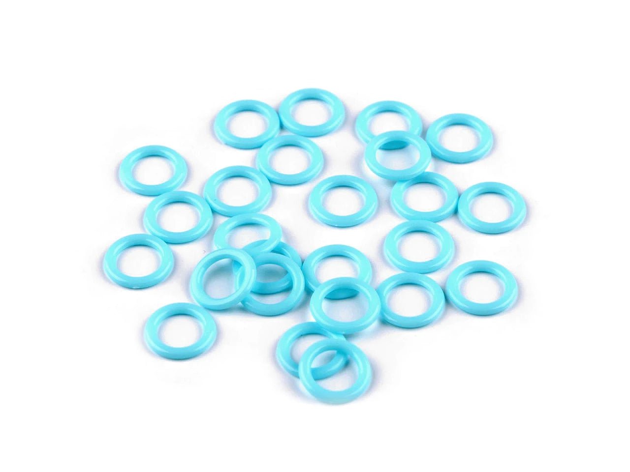 Image of knitting markers - set of 25 pcs|assorted colors – available at Šarlotes audumi