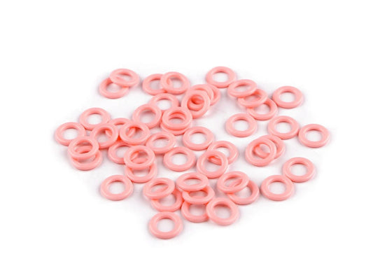 Image of knitting markers - set of 25 pcs | assorted shades – available at Šarlotes audumi