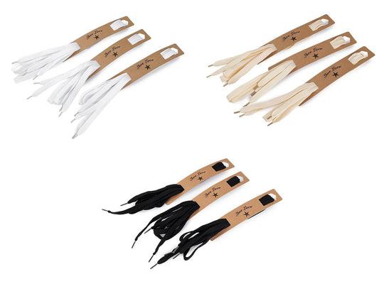 Image of 110 cm shoelaces|assorted shades – available at Šarlotes audumi