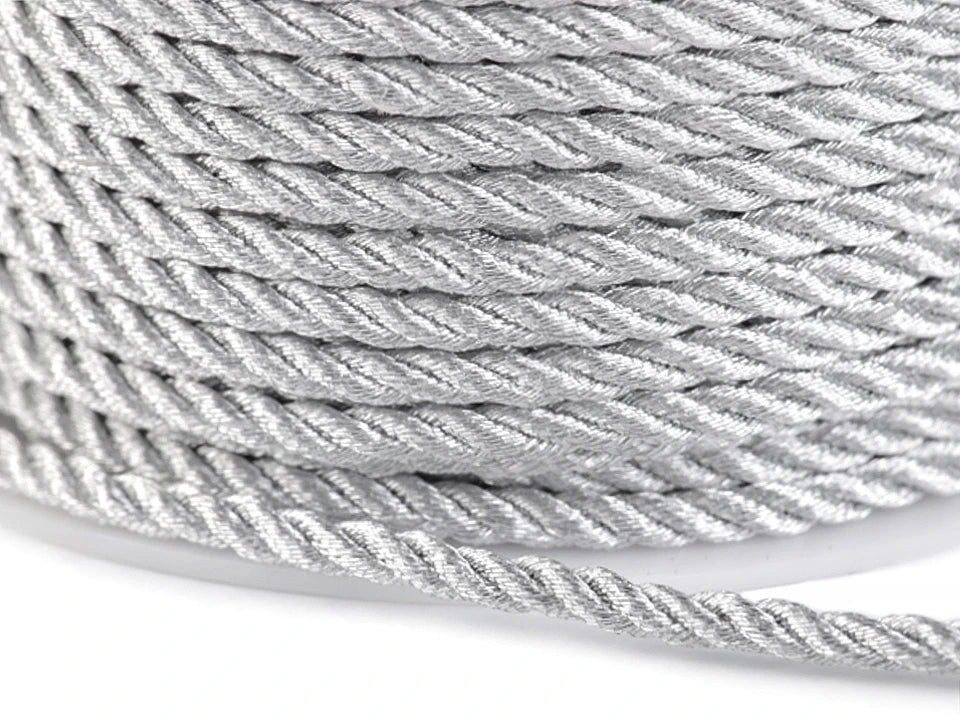 Image of decorative cord with lurex Ø3 mm – available at Charlotte's Fabrics