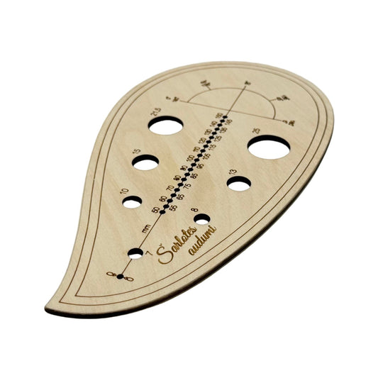 Image with tailor's ruler | curved pattern ruler A - 2 – available at Šarlotes audumi
