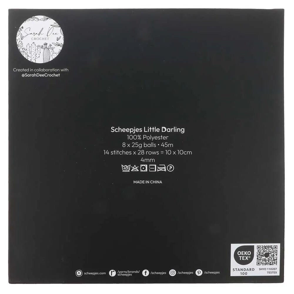 Image du lot de fils Scheepjes Little Darling, set de couleurs 8×25g – Farm Friends 24668 – disponible chez Šarlotes audumi