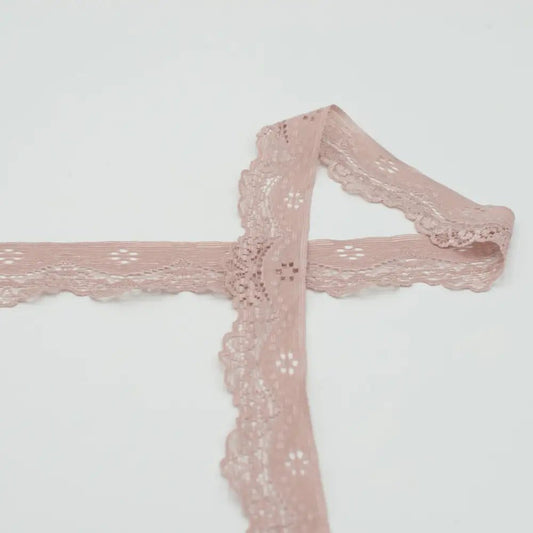 alt
Image with Elastic lace 3 cm - powder pink – available at Charlotte Fabrics