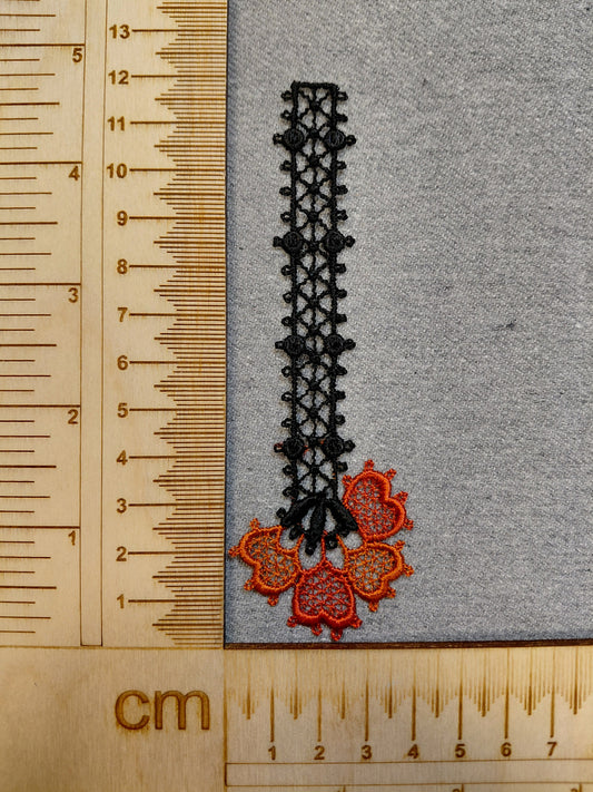 Attēls ar Ielāps/uzšuve 12 x 4 cm – pieejams Šarlotes audumi