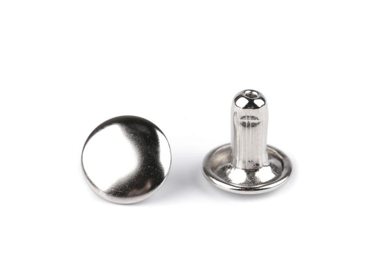 Double-sided metal rivets Ø8 mm - (100 pcs)