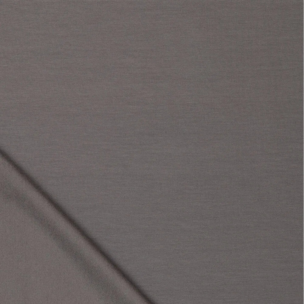 Image de tricot en jersey à boucles en coton - gris foncé 240 g/m² – disponible chez Šarlotes audumi