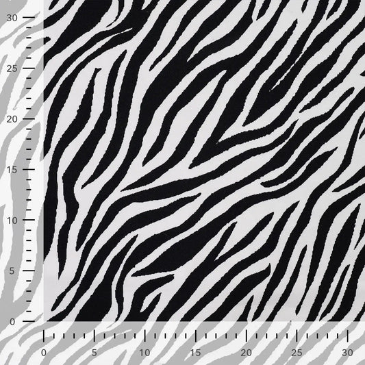 Image of Cotton loop knit - zebra 230 g/m² – available at Šarlotes audumi
