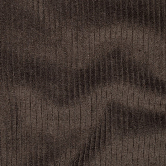 Cotton velour - chocolate brown 280 g/m²