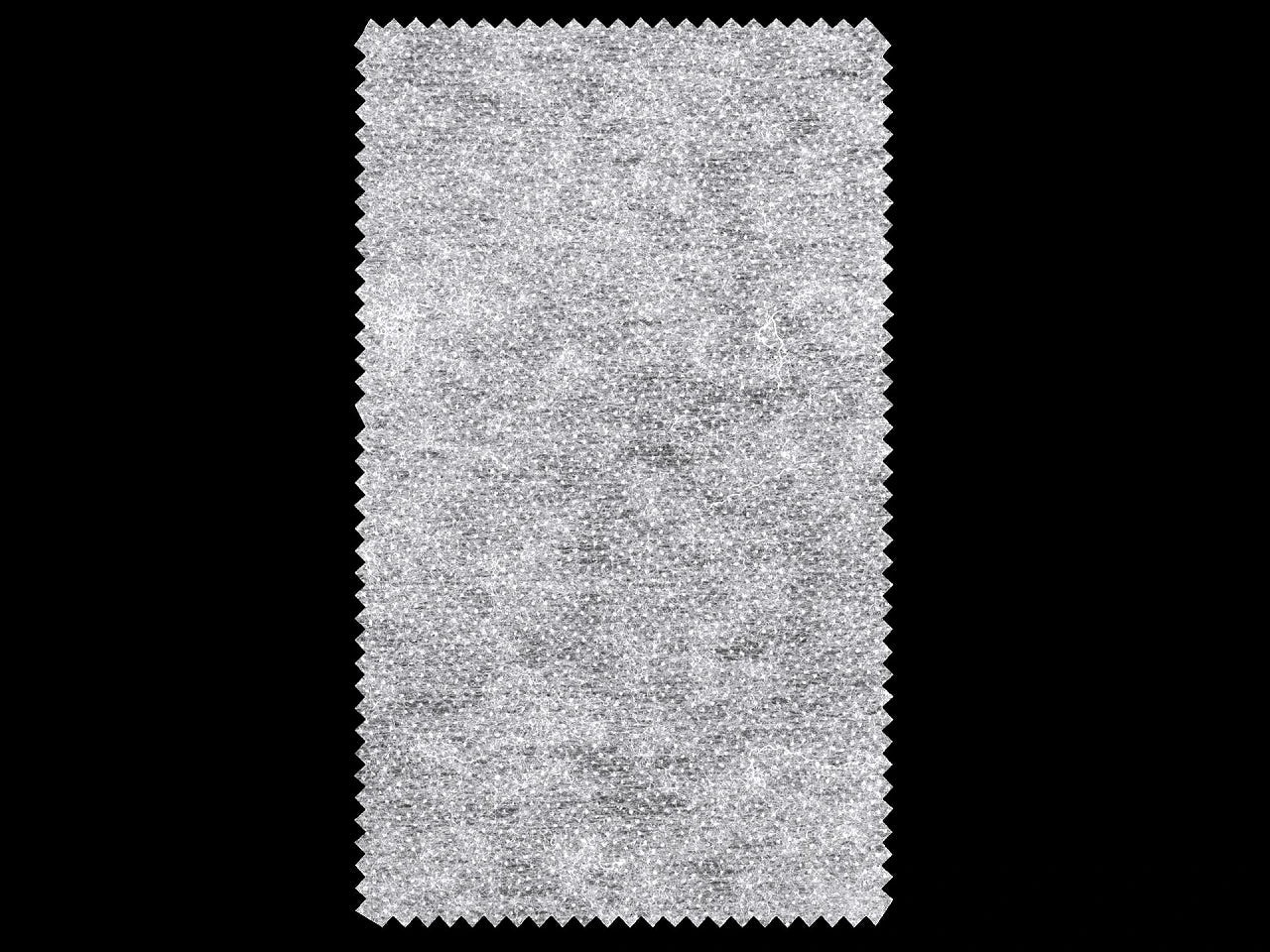 Entoilage thermocollant, non-tissé - 20+15 g/m², largeur 100 cm - blanc
