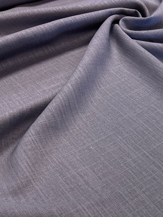 Lin et viscose - gris acier 200 g/m²