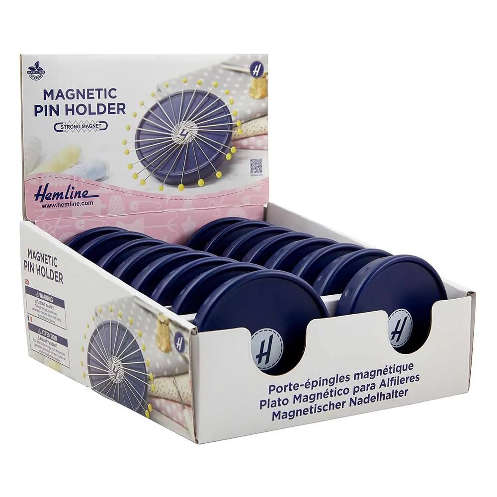 Magnētiskais kniepadatu turētājs Hemline | Zilā krāsā | Ø 5 cm