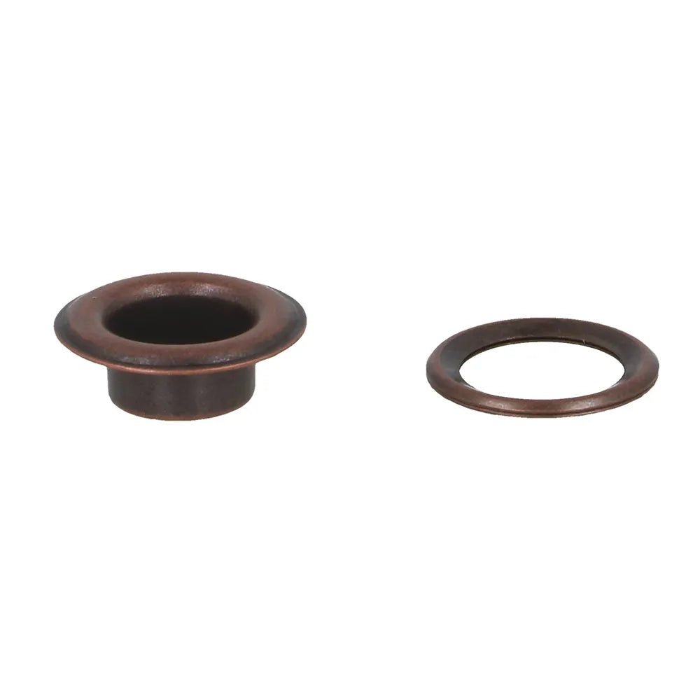 Anneaux métalliques, œillets 8.7 mm (24 pièces) Milward - antique