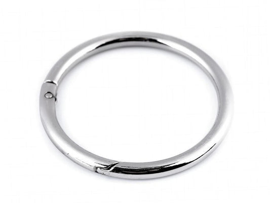 Metal carabiner, key ring | Ø50 mm| assorted colors