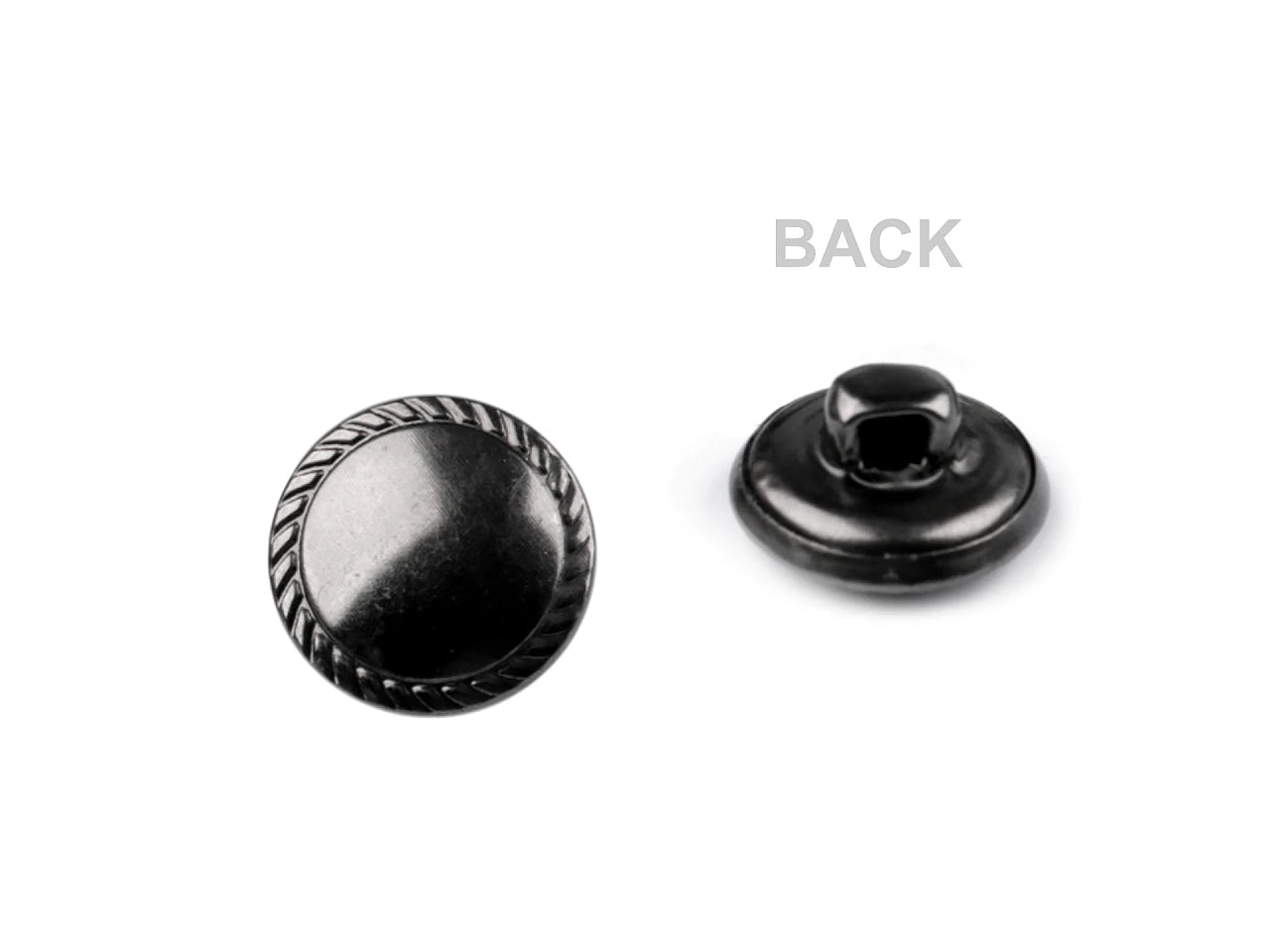 Metallinapit jalalla 12.7 mm | eri sävyjä