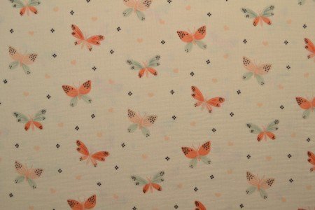 Mousseline - papillons 140 g/m²