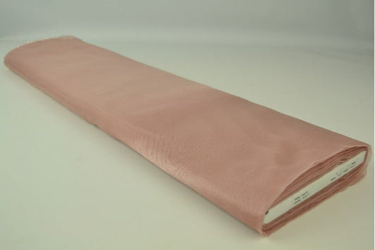 Organza - rose poudré 25 g/m²