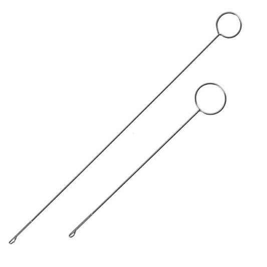 Ribbon threading aid for the right side