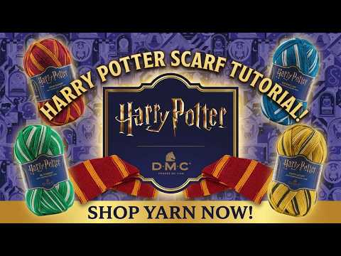 DMC Harry Potter Magic -lanka 300 g / 410 m – itsestään raidottuva lanka Tylypahkan tupien väreissä