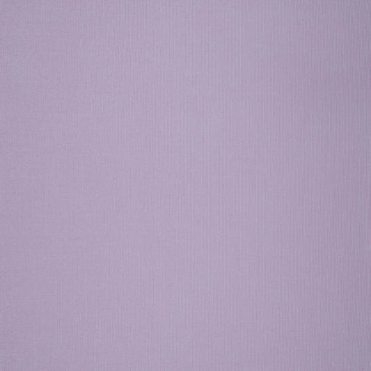 Image of Ribbed cotton jersey (RIB JERSEY) - lavender purple 310 g/m² – available at Šarlotes audumi