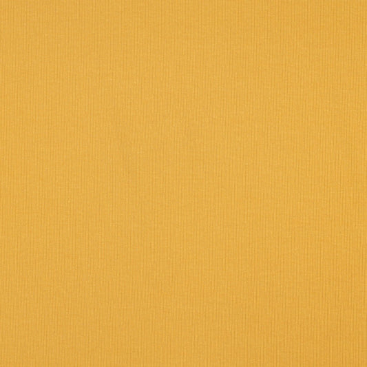 ribbed cotton jersey (RIB JERSEY) - mustard yellow 240 g/m²