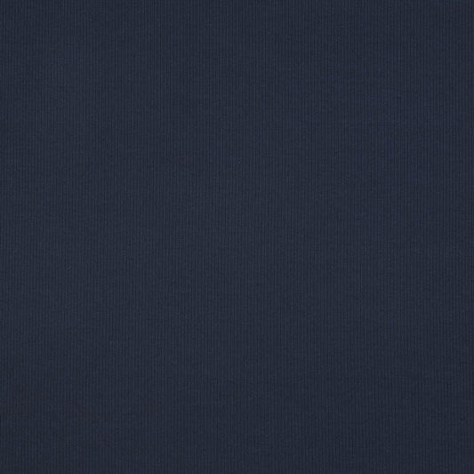ribbed cotton jersey (RIB JERSEY) - dark blue 240 g/m²
