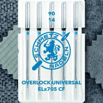 Image of SCHMETZ universal overlock and coverlock needles ELx705 CF - No. 90 (5 pcs.) – available at Šarlotes audumi