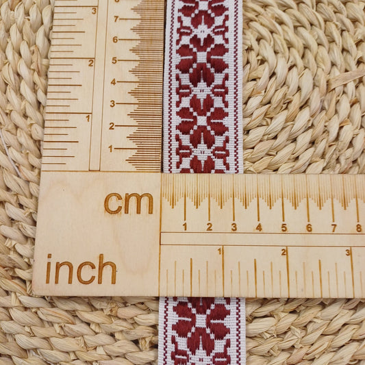 Traditional ribbon, belt 20mm-white-LV