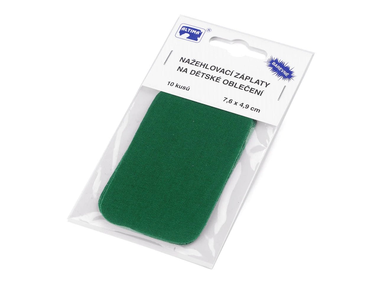 Image avec patch thermocollant | 7,6 × 4,9 cm 10 pièces | tons assortis – disponible chez Šarlotes audumi