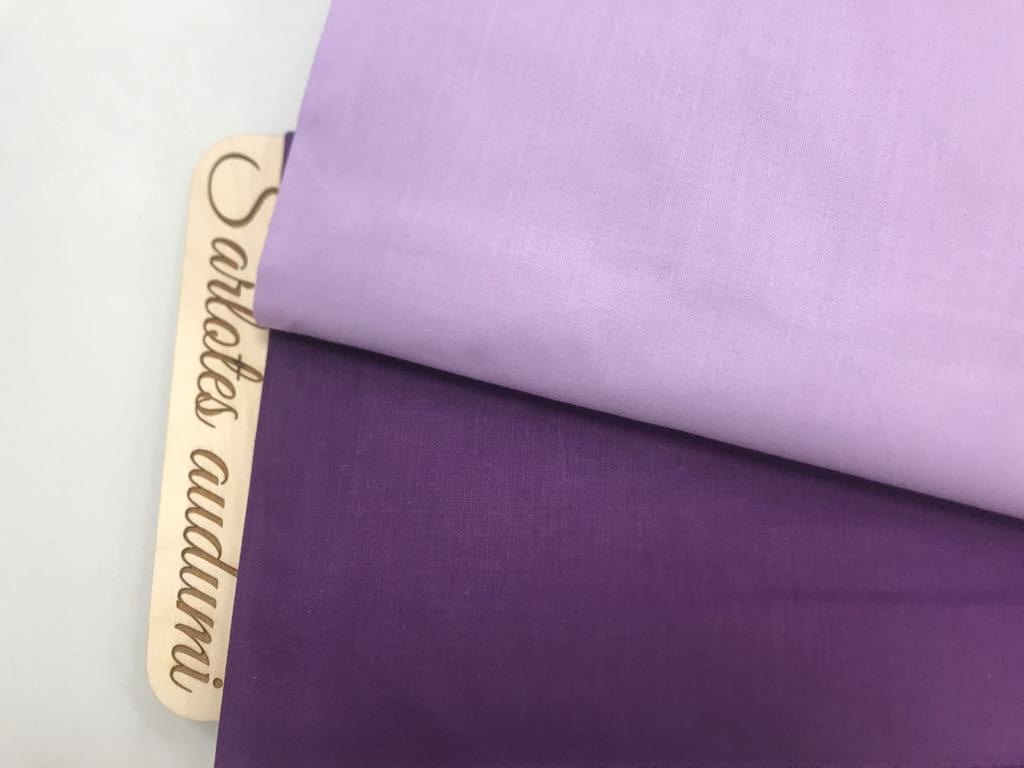 Tissu 100 % coton lilas 125 g/m²