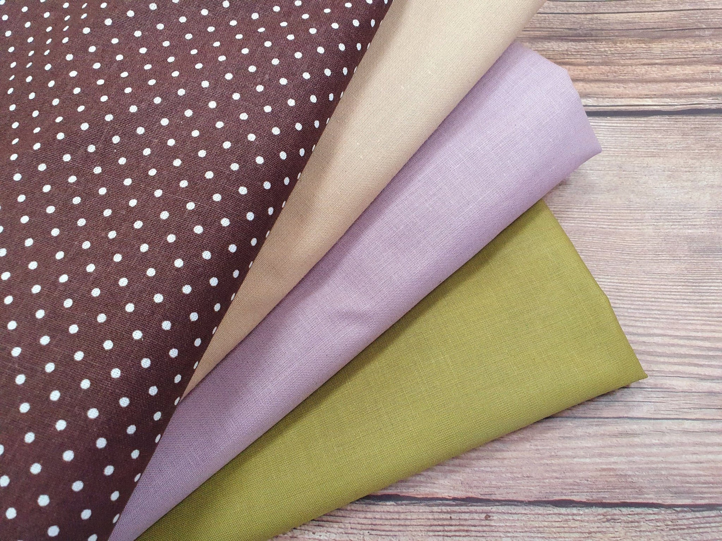 Tissu 100 % coton, vert olive, 125 g/m²