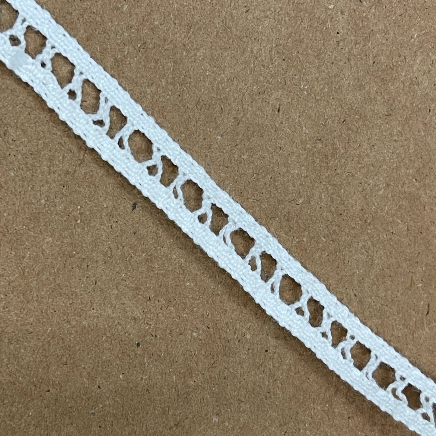100% Baumwollspitze-9 mm weiß-LV