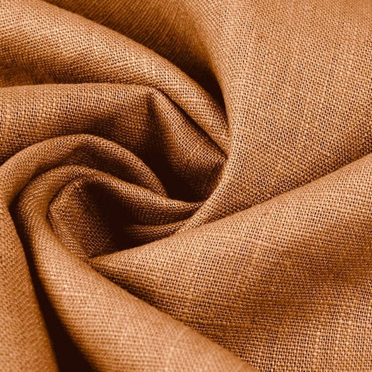 100% linen fabric-moka 230 g/m²
