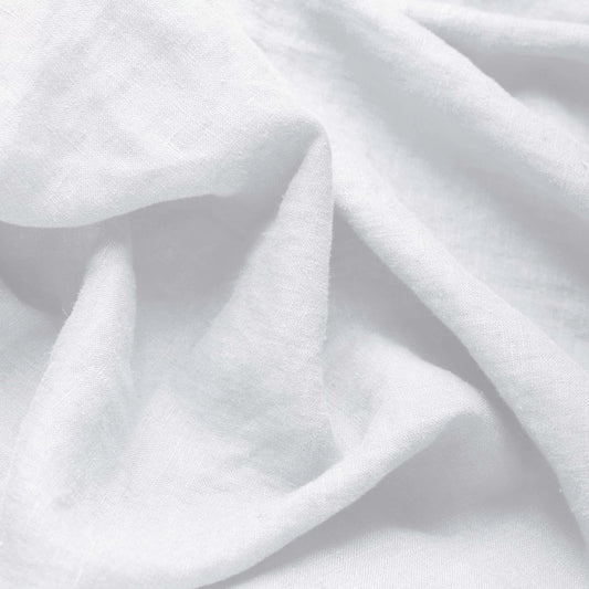 100% softened linen, white 165 g/m²