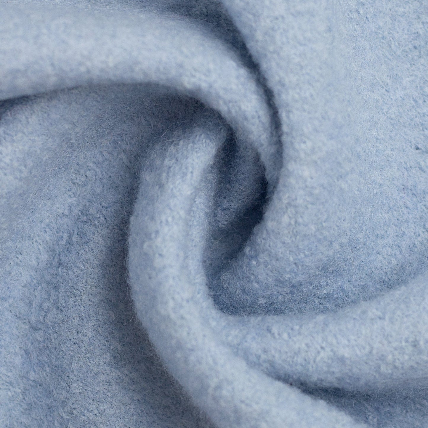 100% Wollstoff, hellblau, 385 g/m²