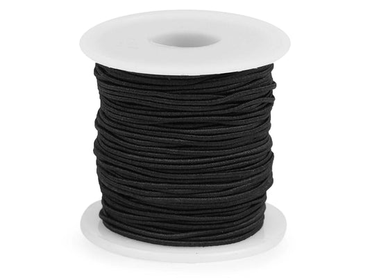 Round elastic cord Ø1.2 mm - black