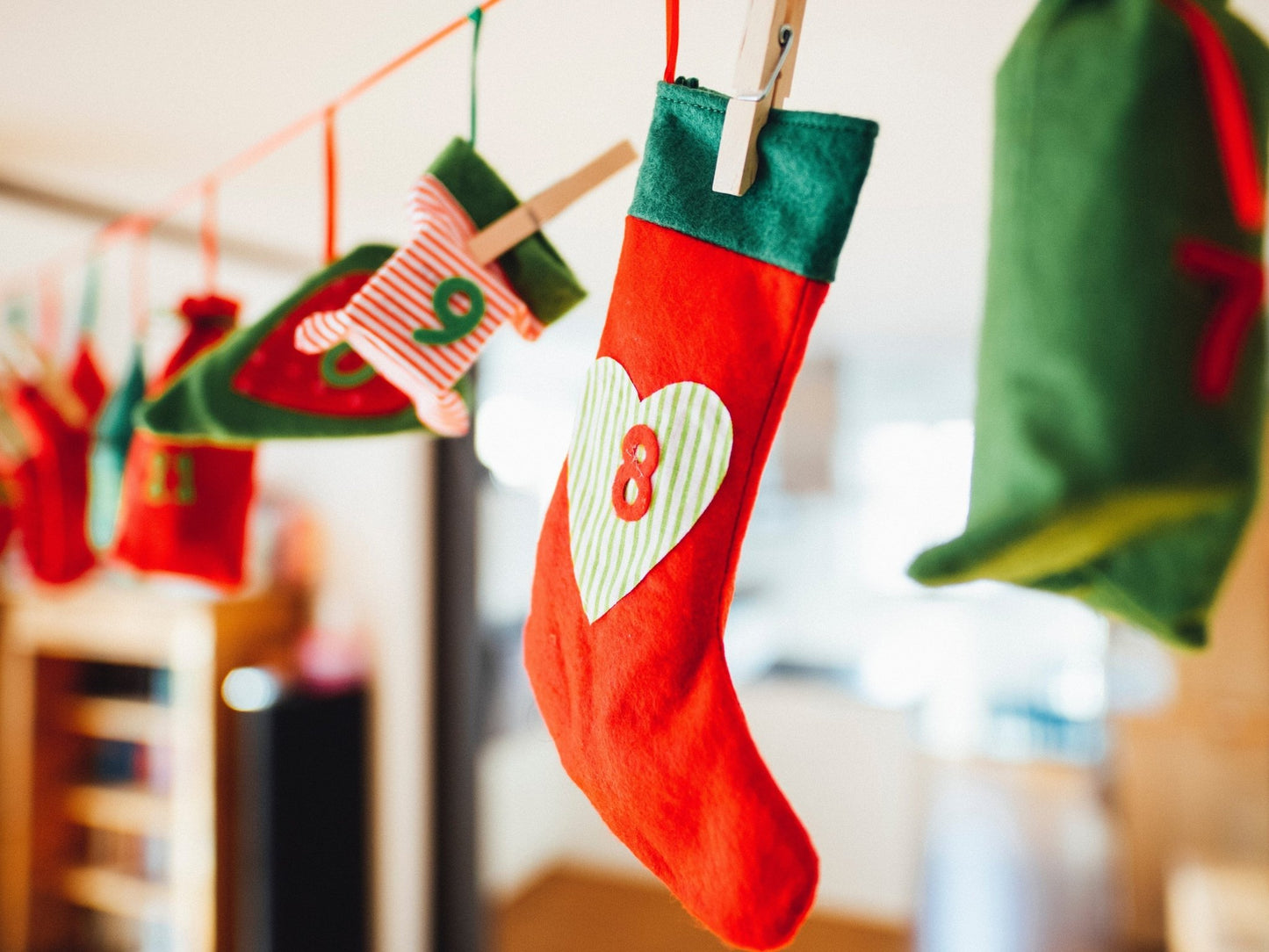 Patron gratuit de chaussette de Noël (numérique)