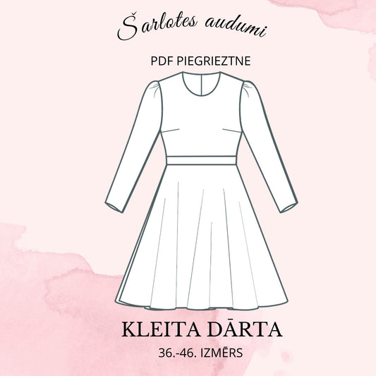 Digital dress pattern Dārta