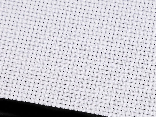 Embroidery fabric - 54 squares/10cm, sheet 20cm x 30cm, white