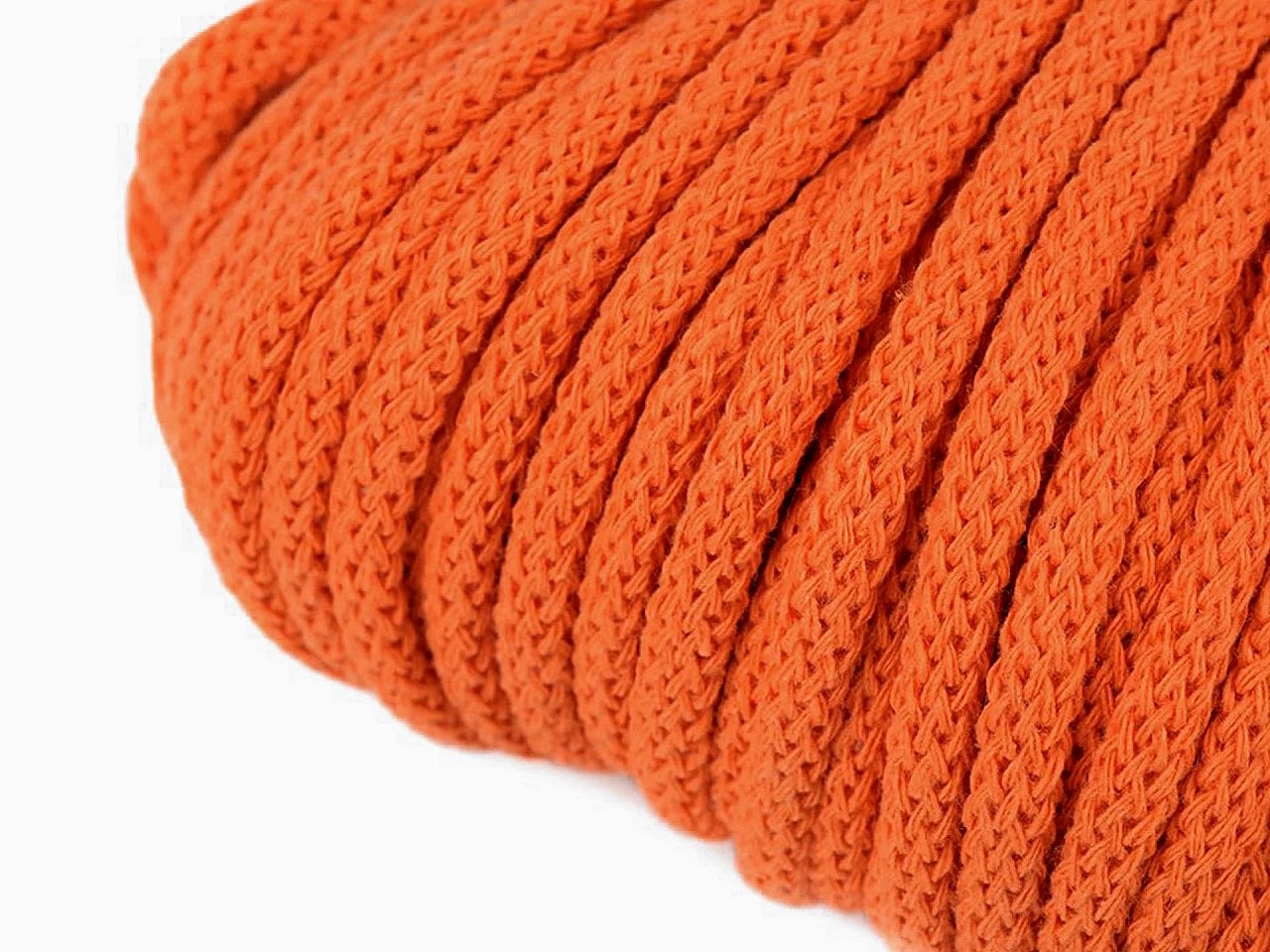 Baumwollkordel 5 mm (10-m-Packung) – orange