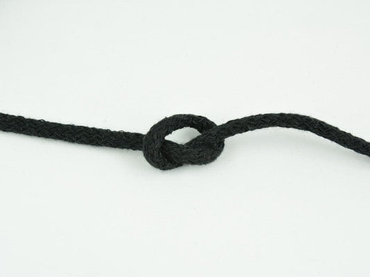 Corde en coton 5 mm noire