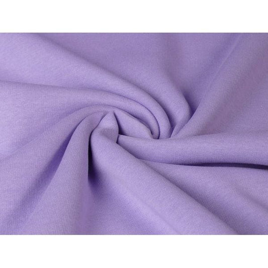 Cotton brushed knit - lavender 285 g/m²
