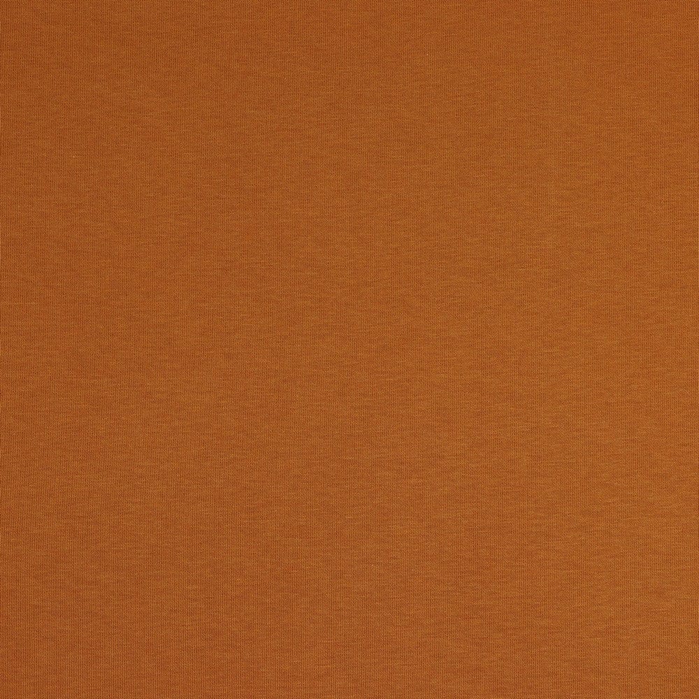 Tricot chaud en coton, ton rouille, 285 g/m²